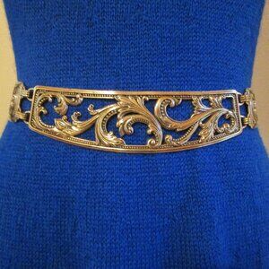 Statement Silvery Metal Belt